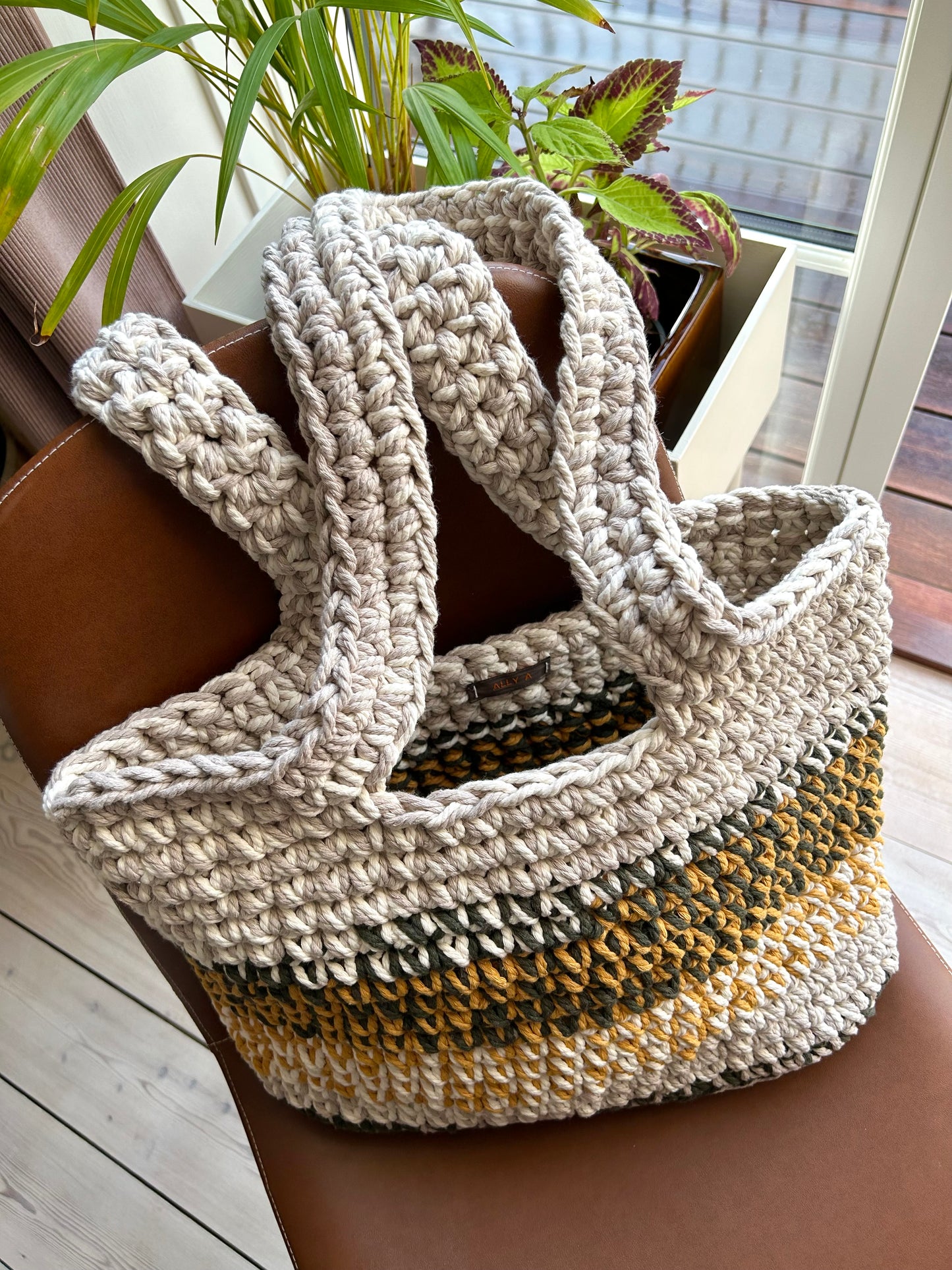 Hækleopskrift // Chunky Tote