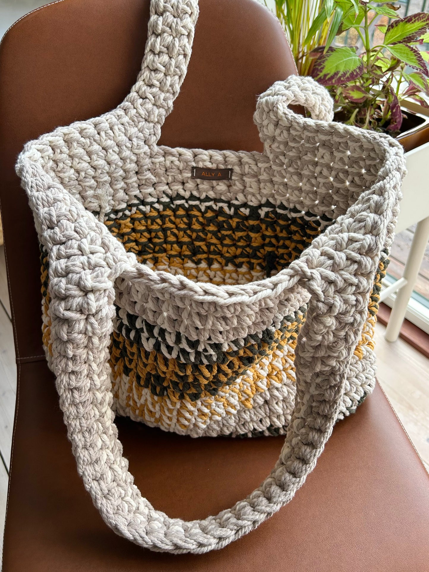 Hækleopskrift // Chunky Tote