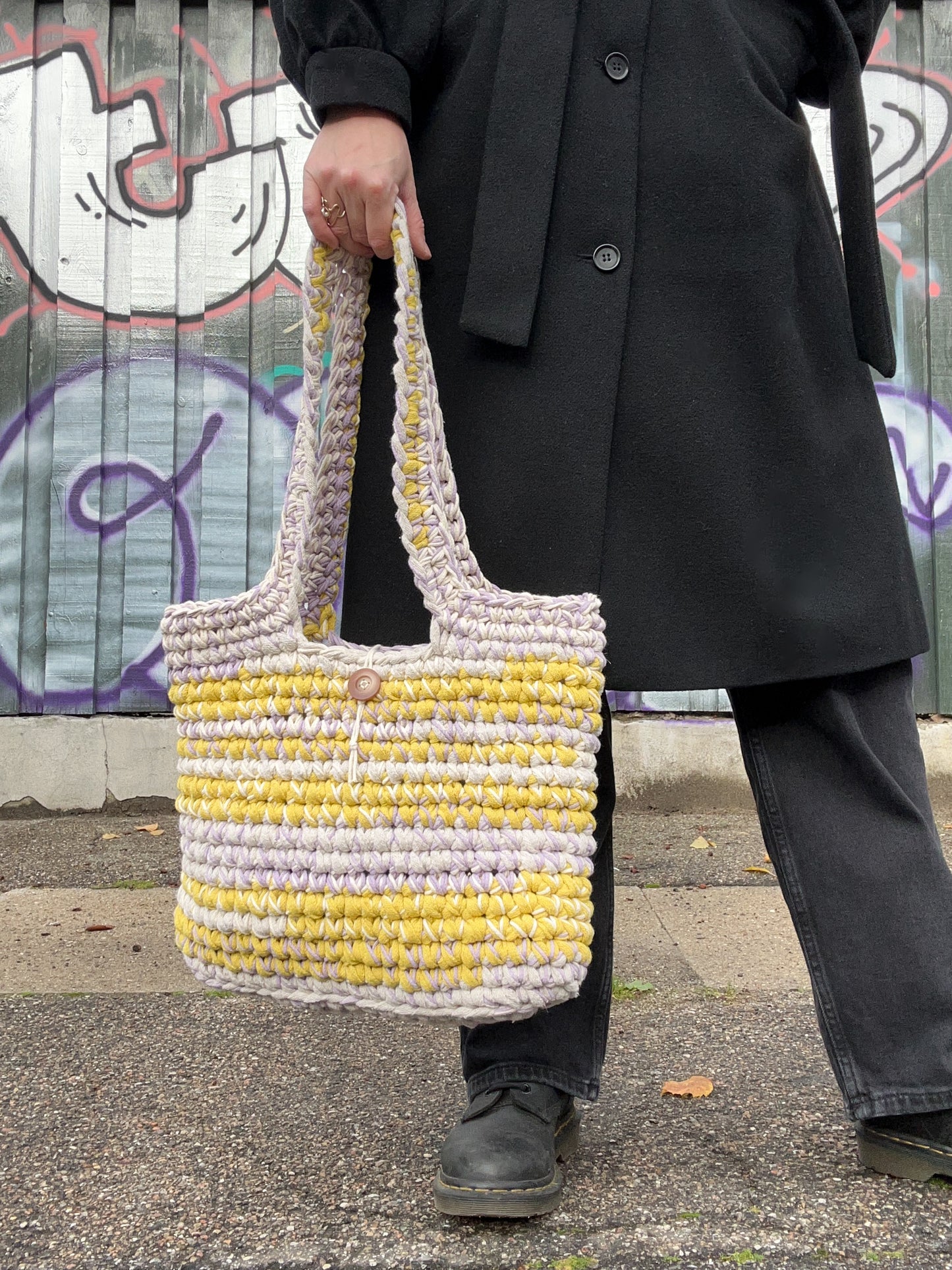 Hækleopskrift // Chunky Tote